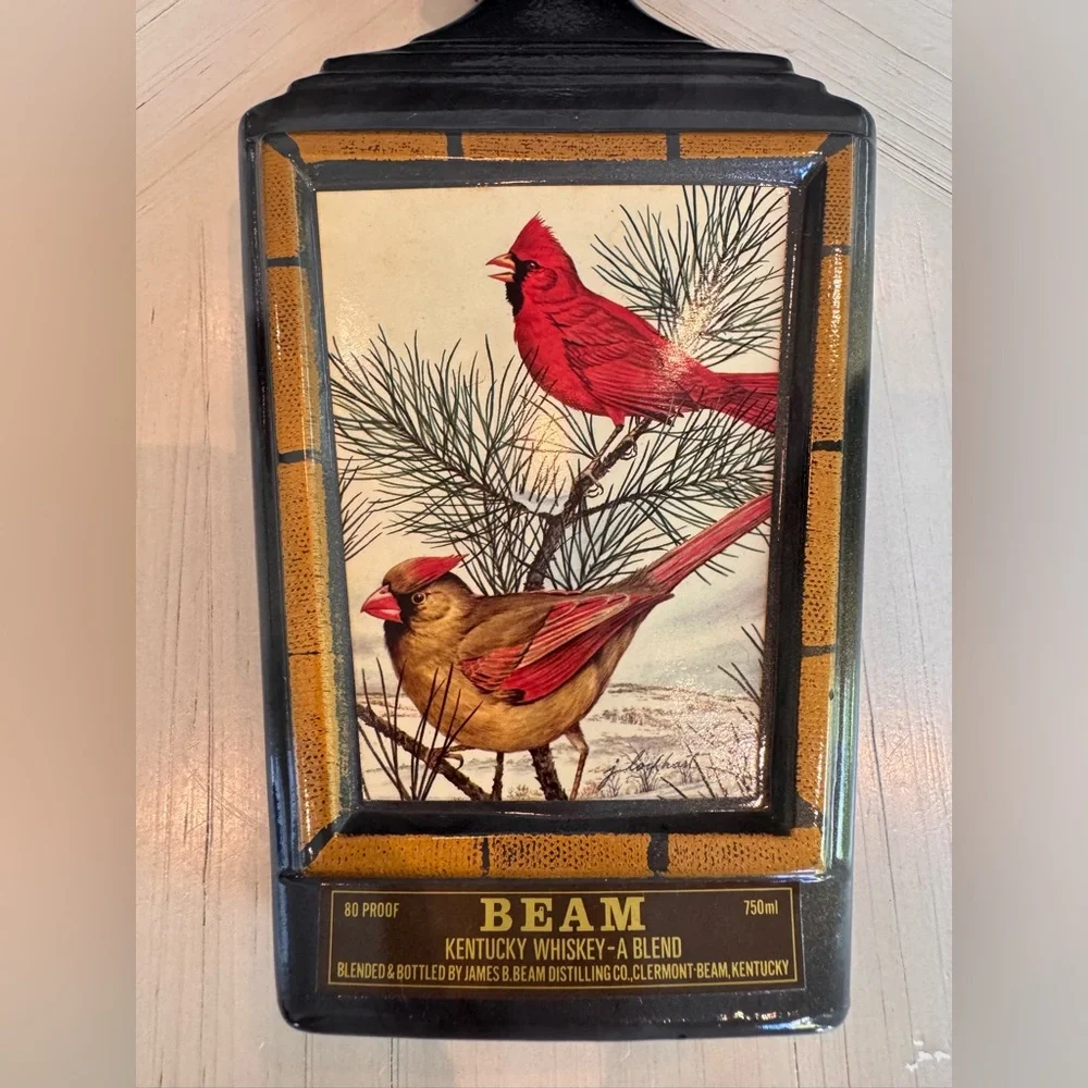 Vintage 1974 Jim Beam James Lockhart Cardinal Decanter